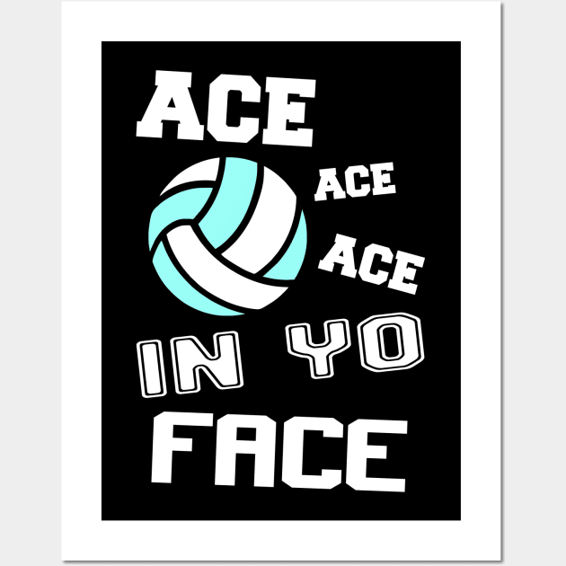 Ace Ace in yo face Wall Art by Stoney09